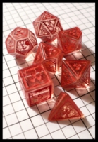 Dice : Dice - Dice Sets - Q Workshop Nukes Clear and Red - Ebay Oct 2010